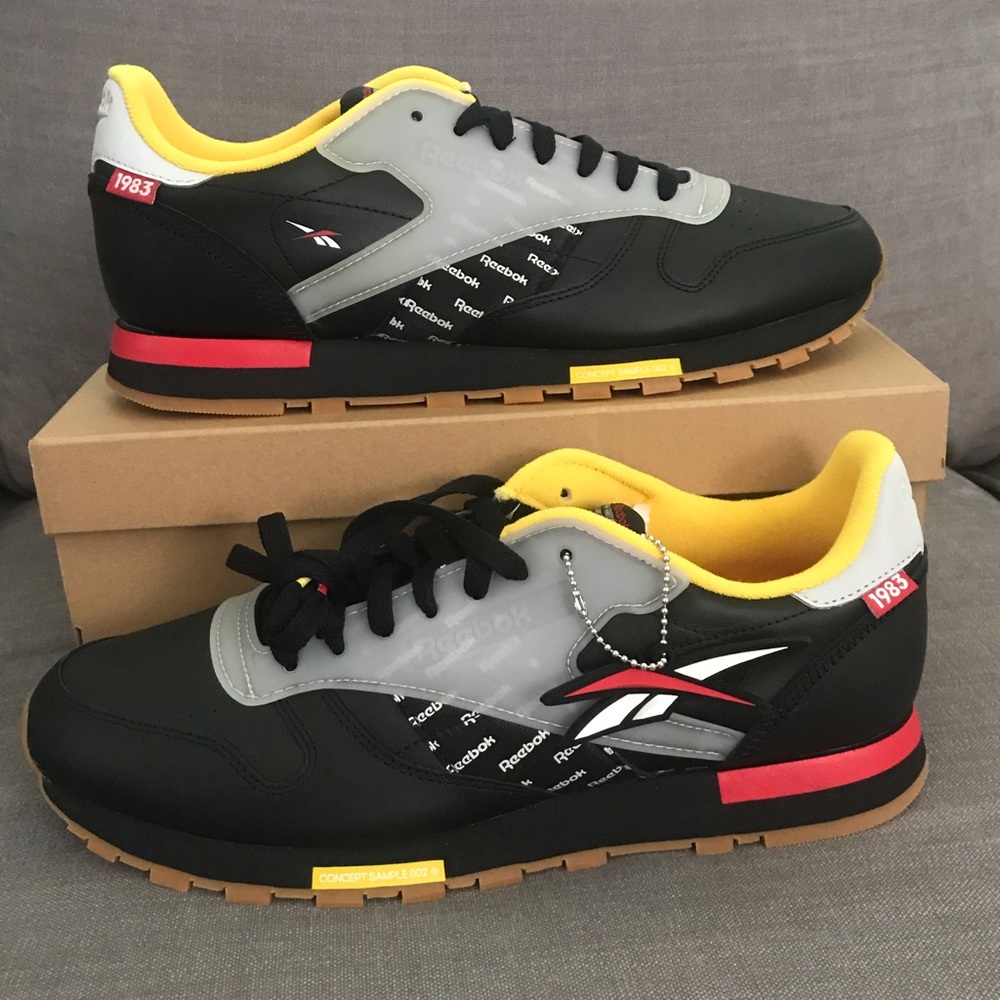 Men’s Reebok Classic leather ATI Black